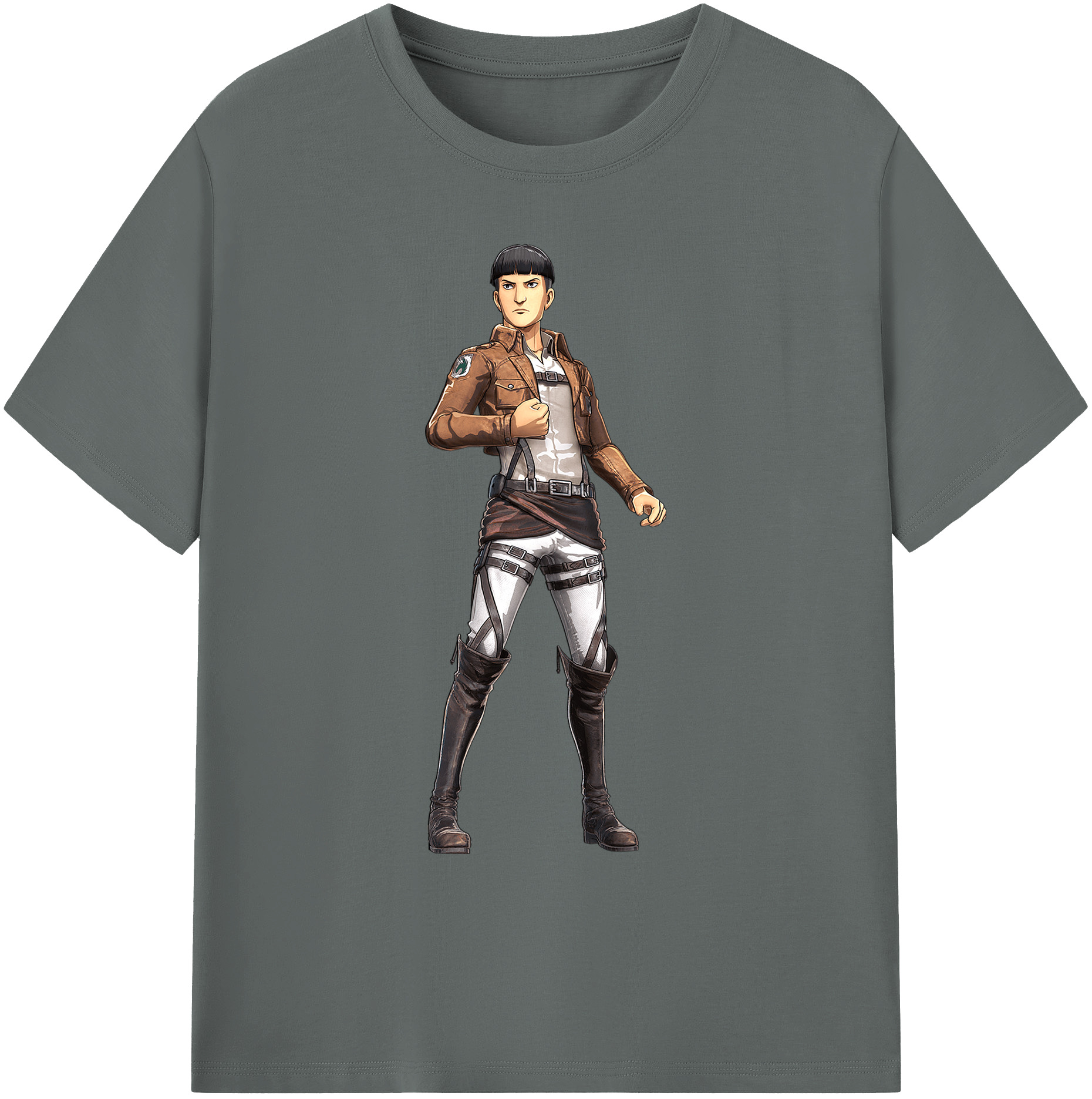 （画像用） 進撃の巨人 Attack on Titan 綿100％ メンズ半袖Tシャツ｜肌触りやわらか＆通気性
